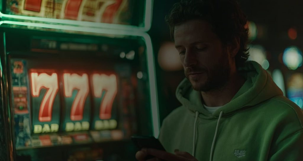 Spieler am Slot-Automaten im Boabet Casino